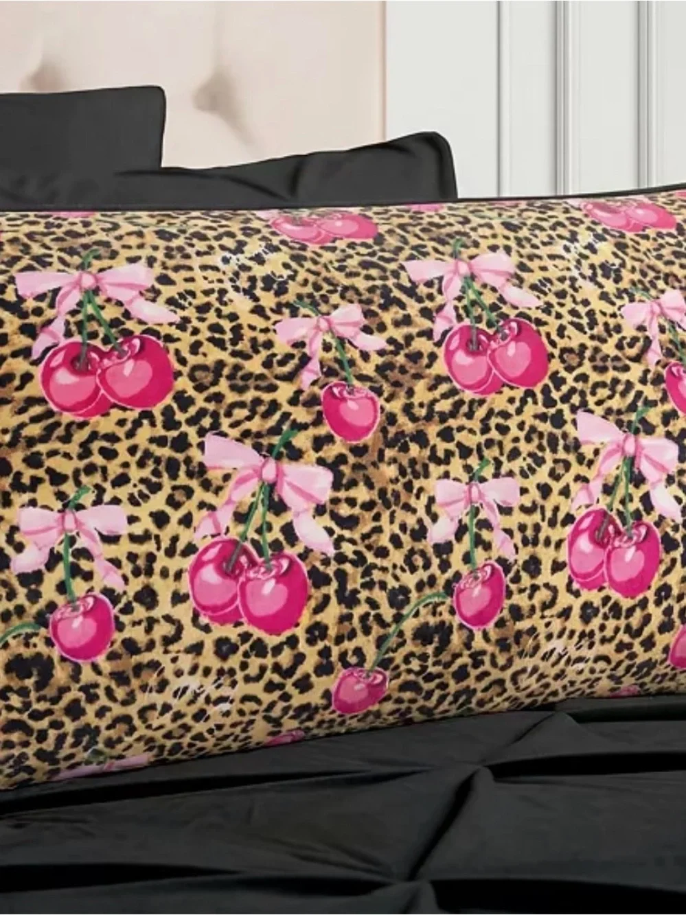 Juicy Couture Wild Cherry Ultra-Soft Plush Body Pillow
